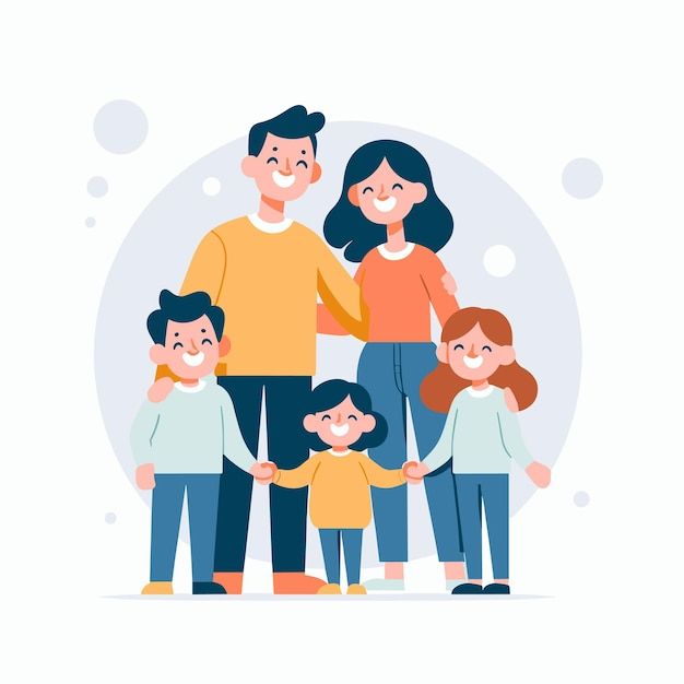 Family Illustration Vectors - Download Free High-Quality Vectors from Freepik _ Freepik